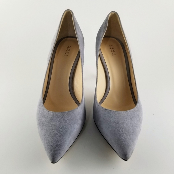 BARNEYS NEW YORK Nataly Suede Pumps - Picture 3 of 8